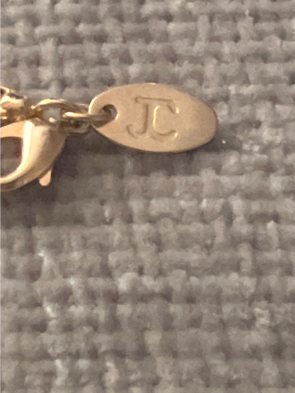 JC Gold Tone Convertible Black Gem Pendant Necklace - Picture 8 of 8